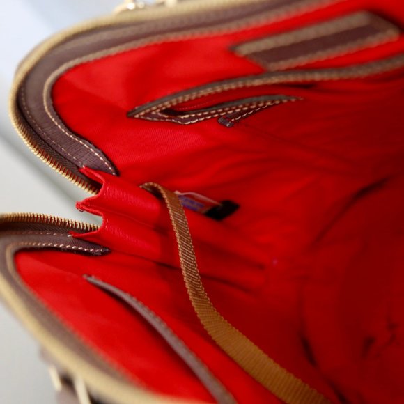 Dooney & Bourke zip zip saffiano leather satchel - Picture 8 of 9